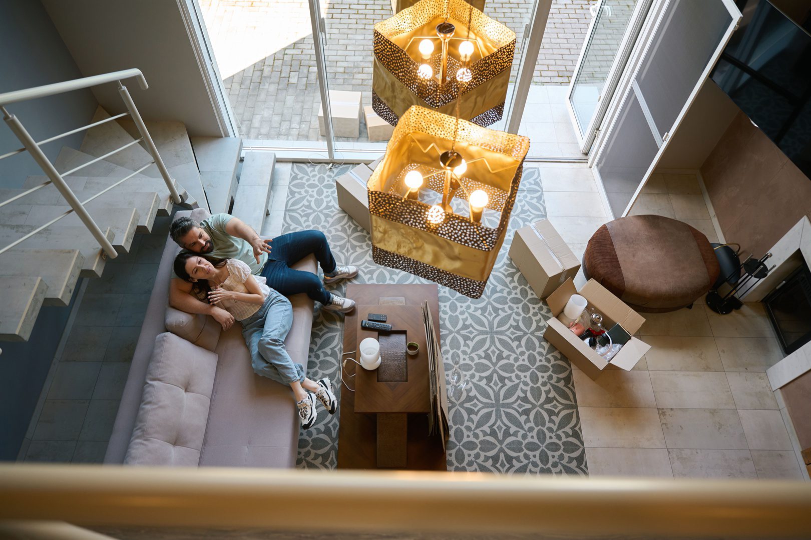 couple-in-love-having-good-time-in-modern-room