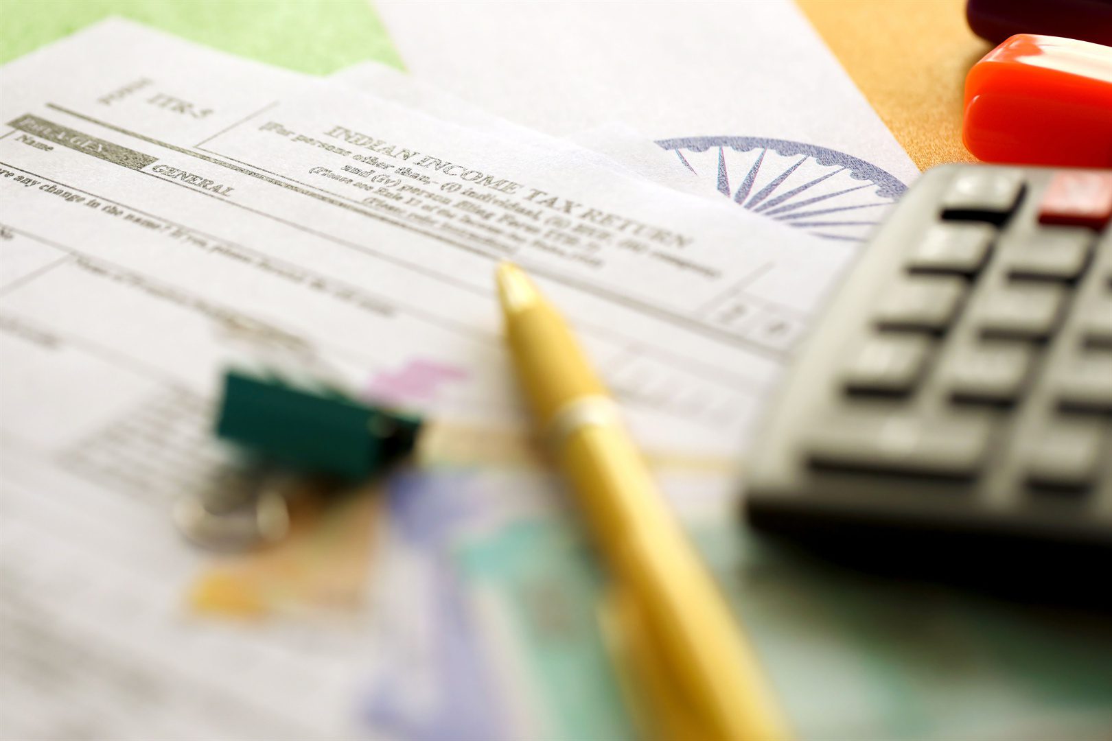 indian-income-tax-return-blank-form-with-pen